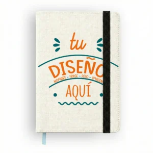 Libreta A6 Personalizada con Tapa de Lino