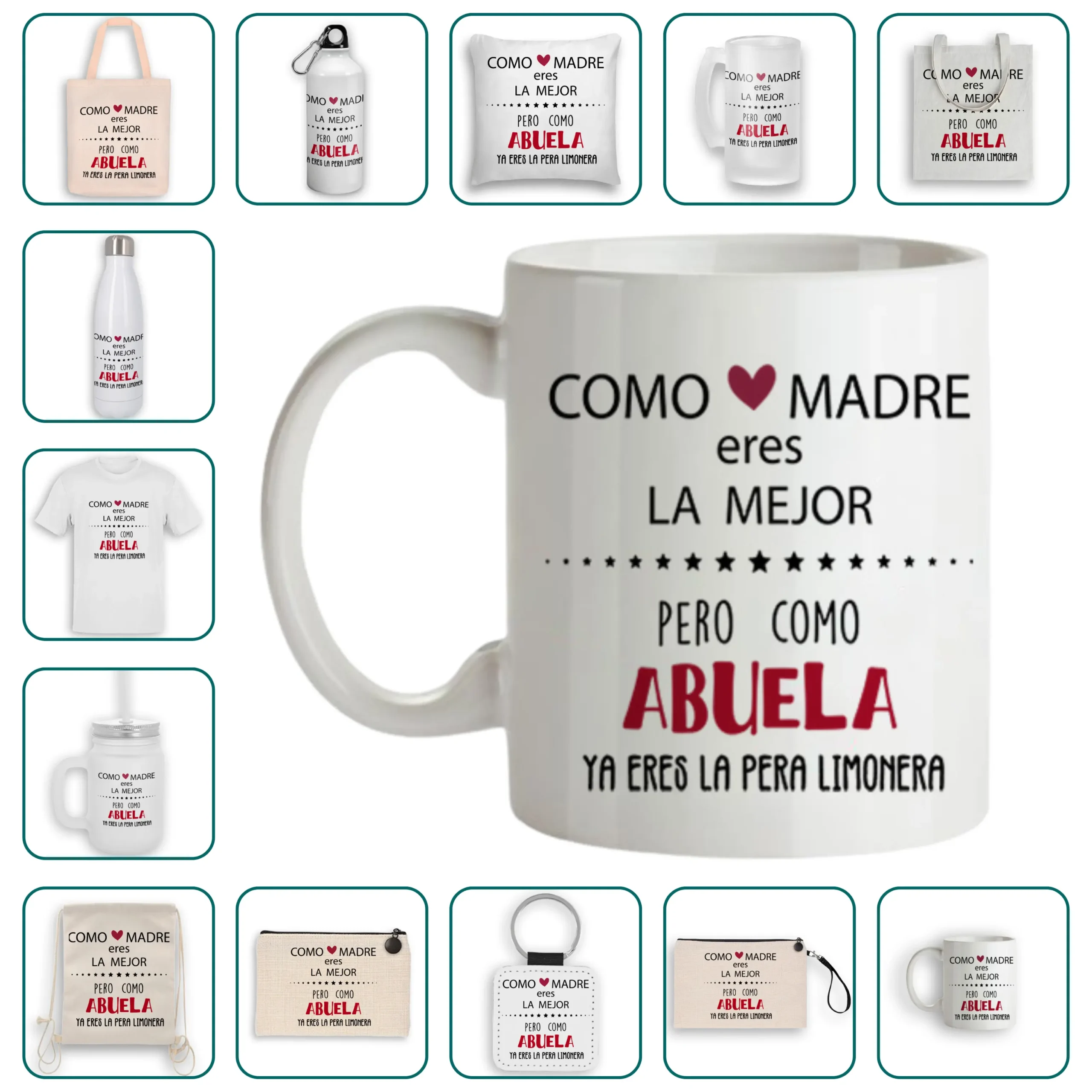 Como madre eres la mejor pero como abuela ya eres la pera limonera