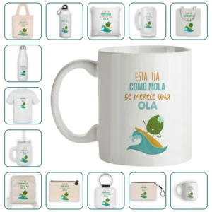 Esta tía como mola se merece una ola