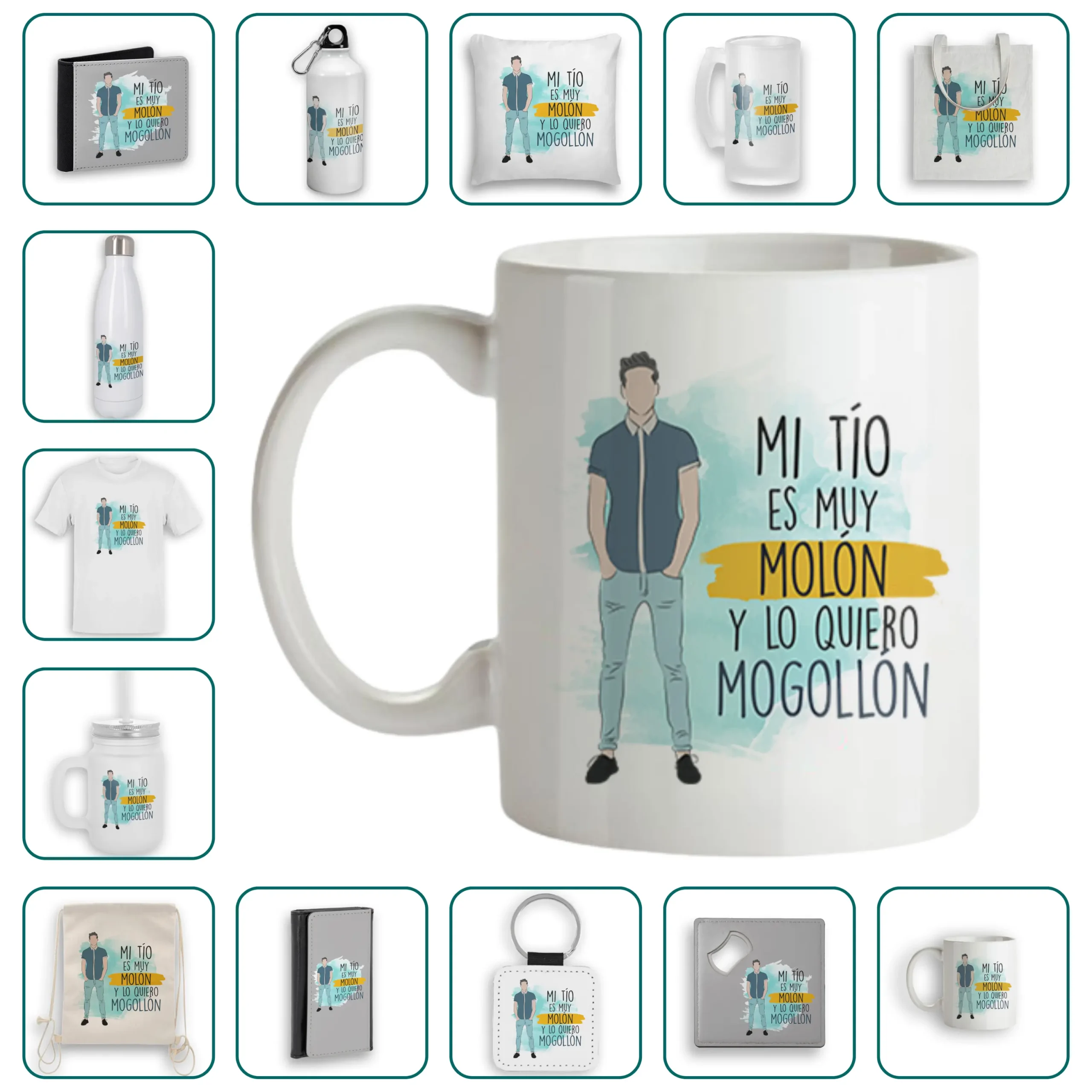 Mi tío es muy molón y lo quiero mogollón