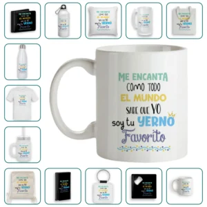 Me encanta como todo el mundo sabe que yo soy tu yerno favorito