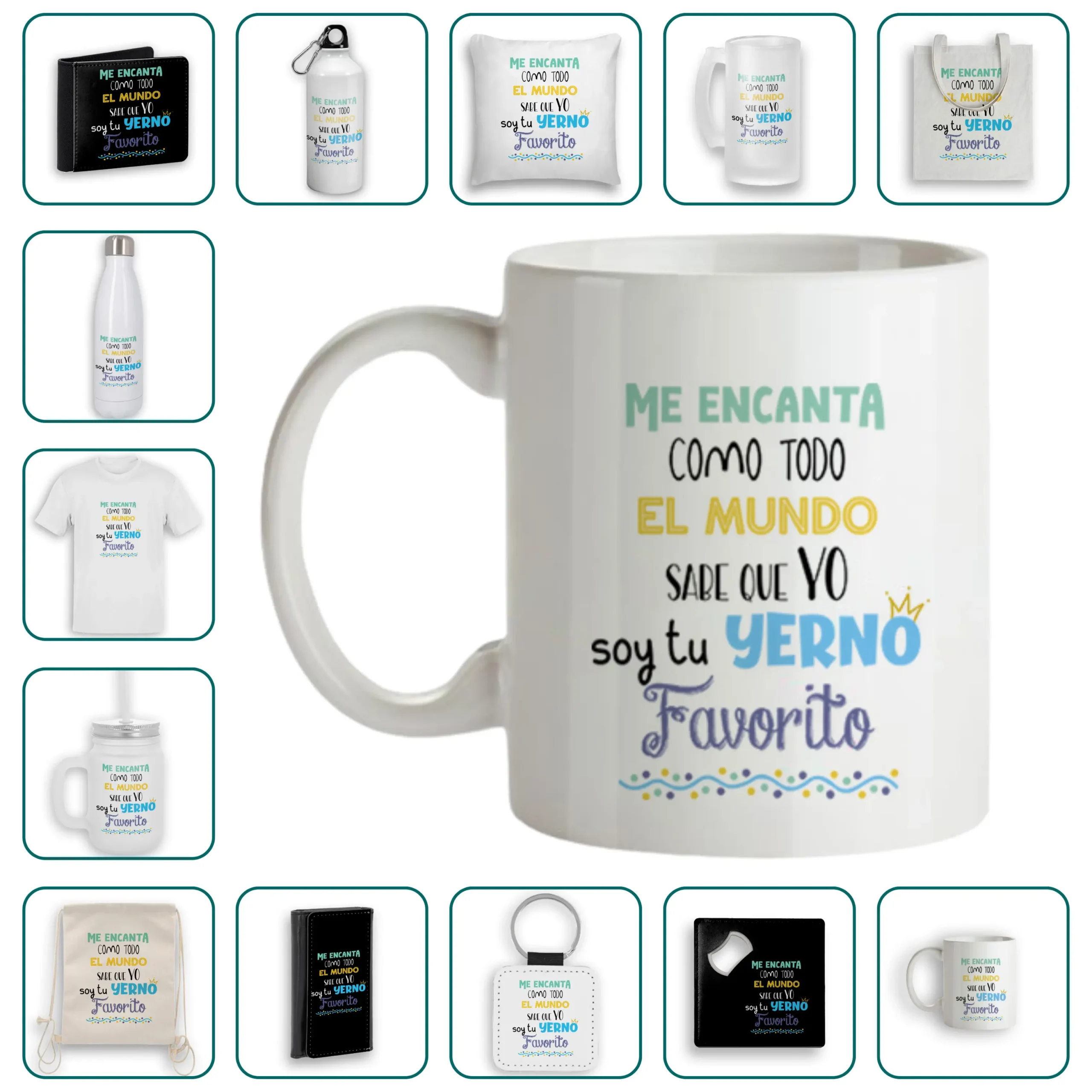 Me encanta como todo el mundo sabe que yo soy tu yerno favorito