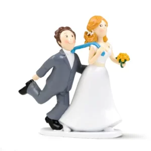 Figura para tarta de boda “Nos casamos… sí o sí”