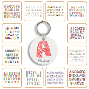 Llavero Metal Redondo con el Diseño que elijas