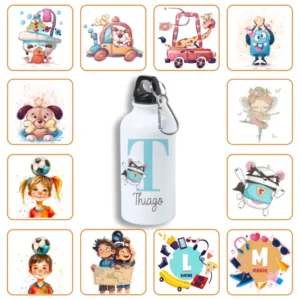 Botella 400 ml personalizada con diseño elegido