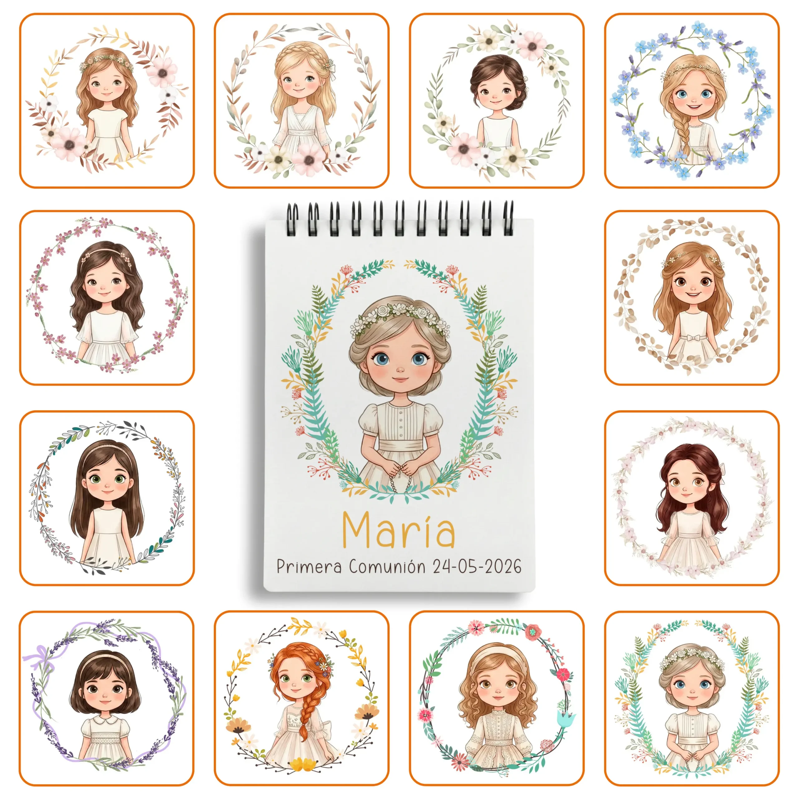 Bloc Anillas A6 Niña Comunión