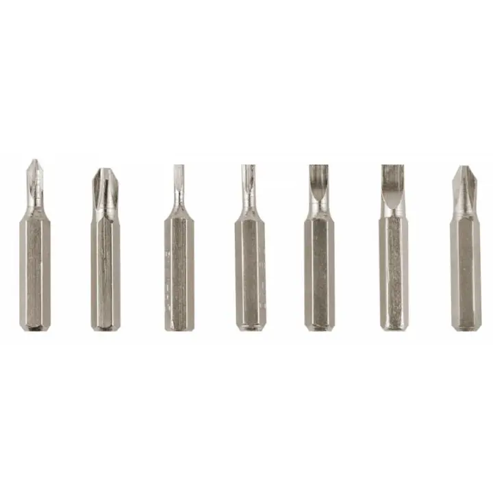 Multiherramientas metal con 6 accesorios rojo