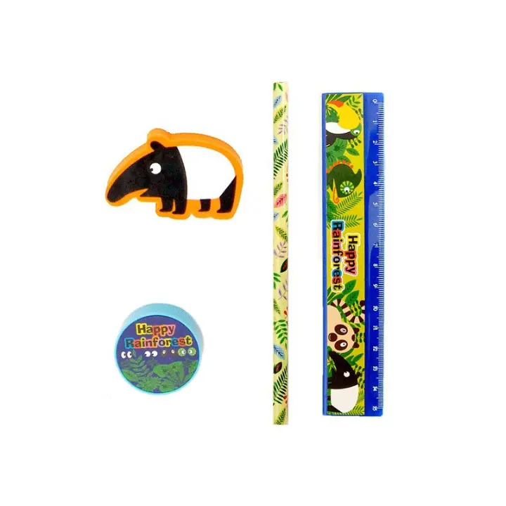 Set 4 Pcs Papelería Animales de Regalo