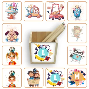 Lapicero de Madera personalizado con diseño elegido