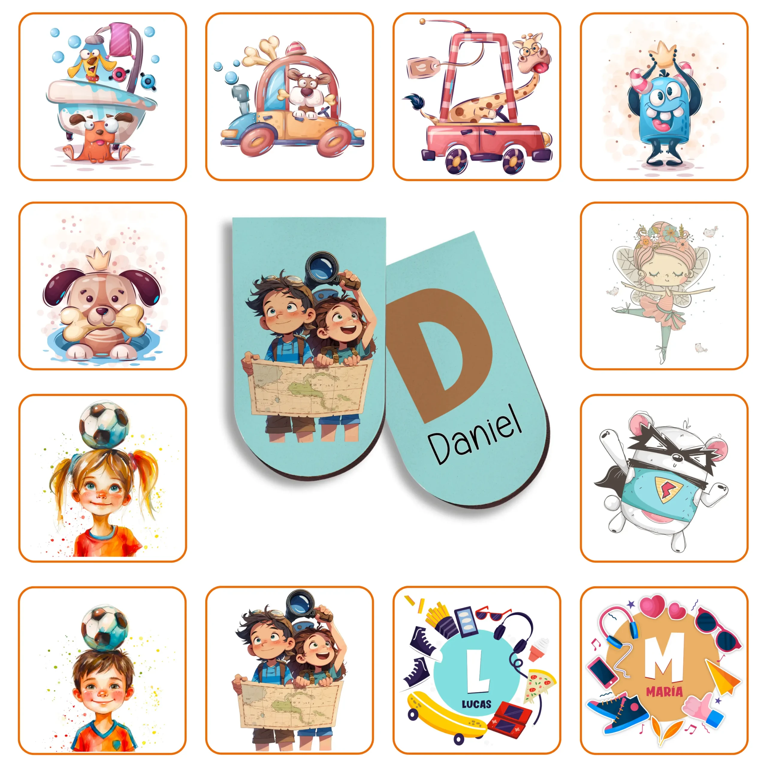 Marcapáginas Magnético personalizado con diseño elegido