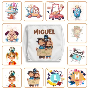 Mochila Poliéster personalizada con diseño elegido