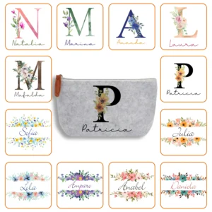 Neceser de Fieltro Personalizado con diseño elegido