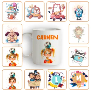 Taza Blanca personalizada con diseño elegido