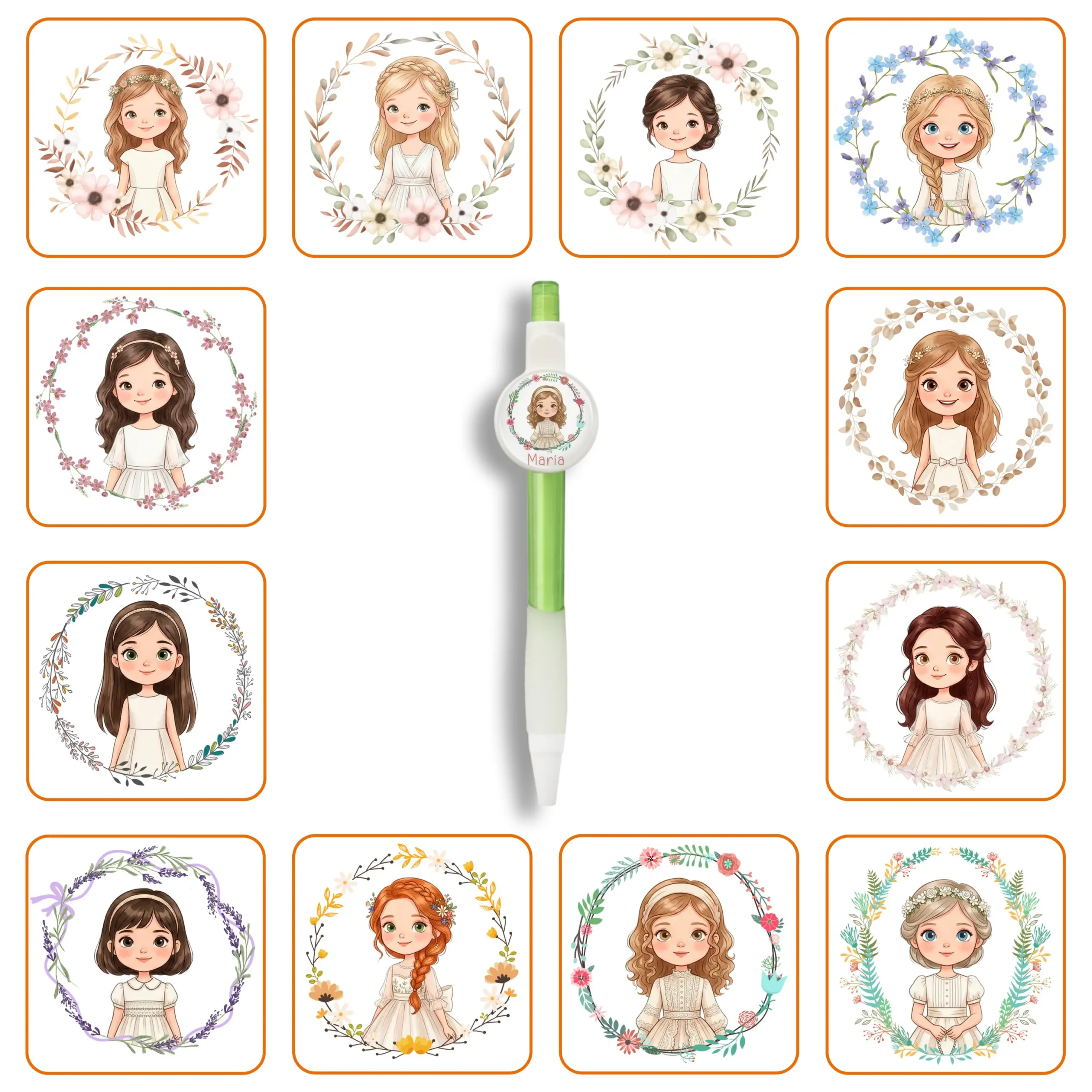 Bolígrafo Personalizado Niña Comunión