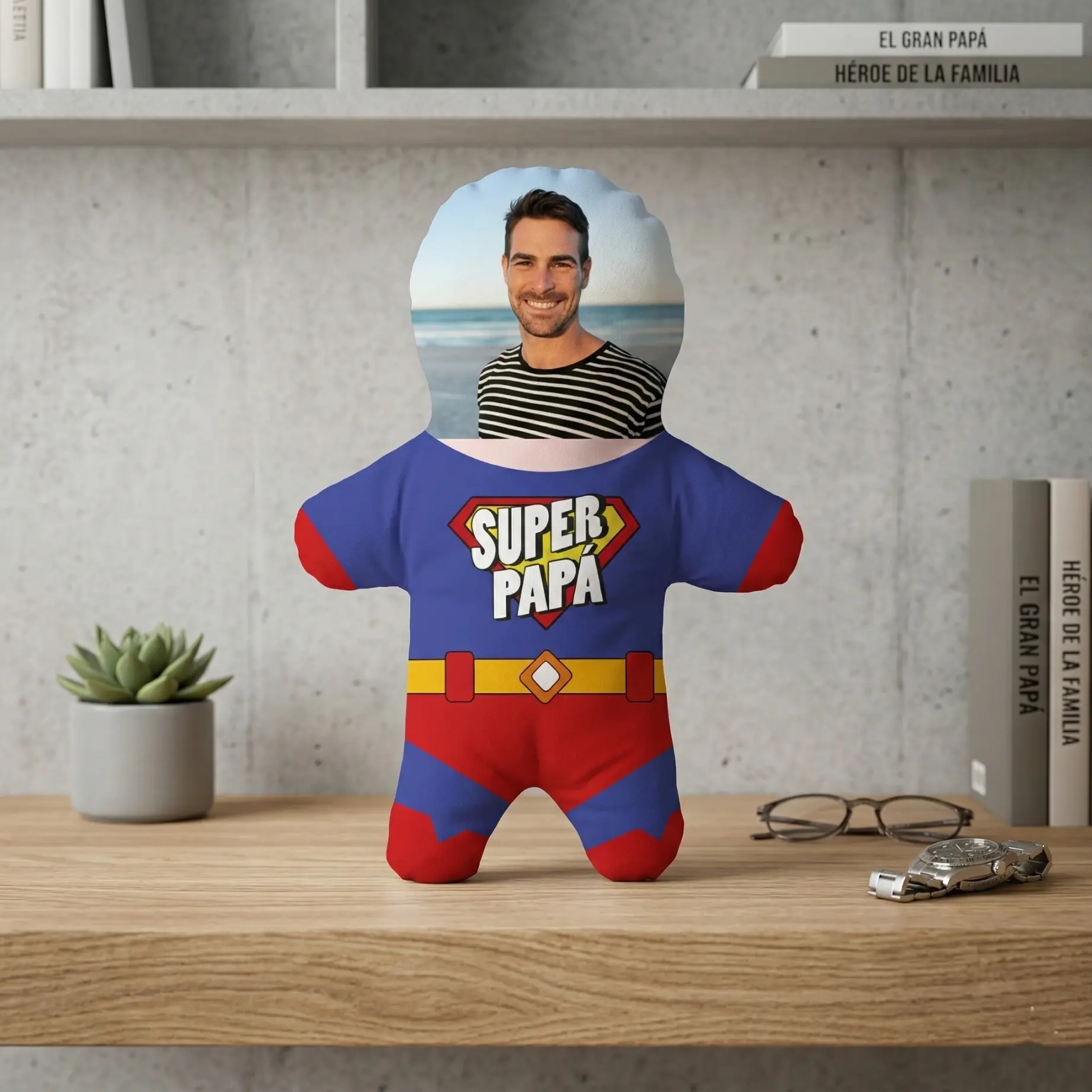 Cojín muñeco Super Papá