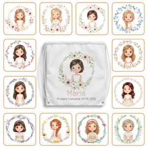 Mochila poliéster personalizada Niña Comunión