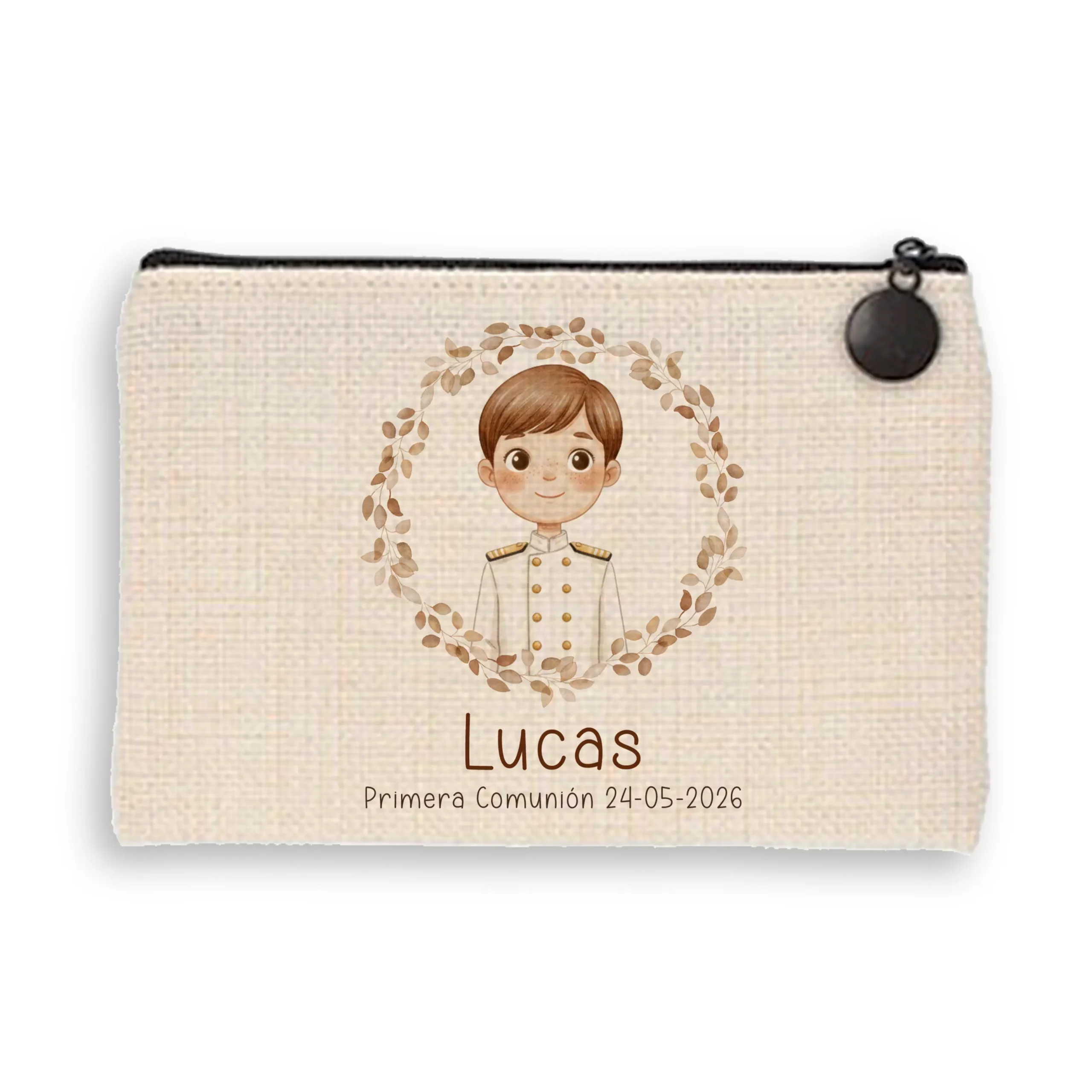 Monedero Lino Personalizado Niño Comunión