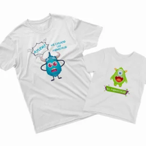 Camisetas Padre e Hijo he creado un monstruo