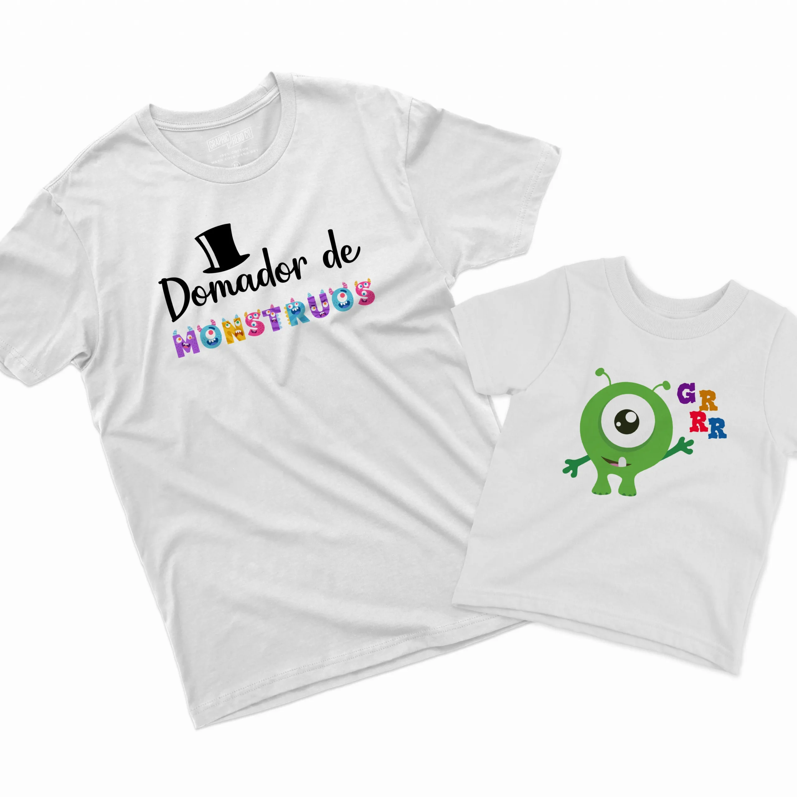 Camisetas Padre e Hijo Domador de Monstruos