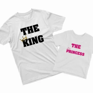 Camisetas Padre e Hija The King The Princess