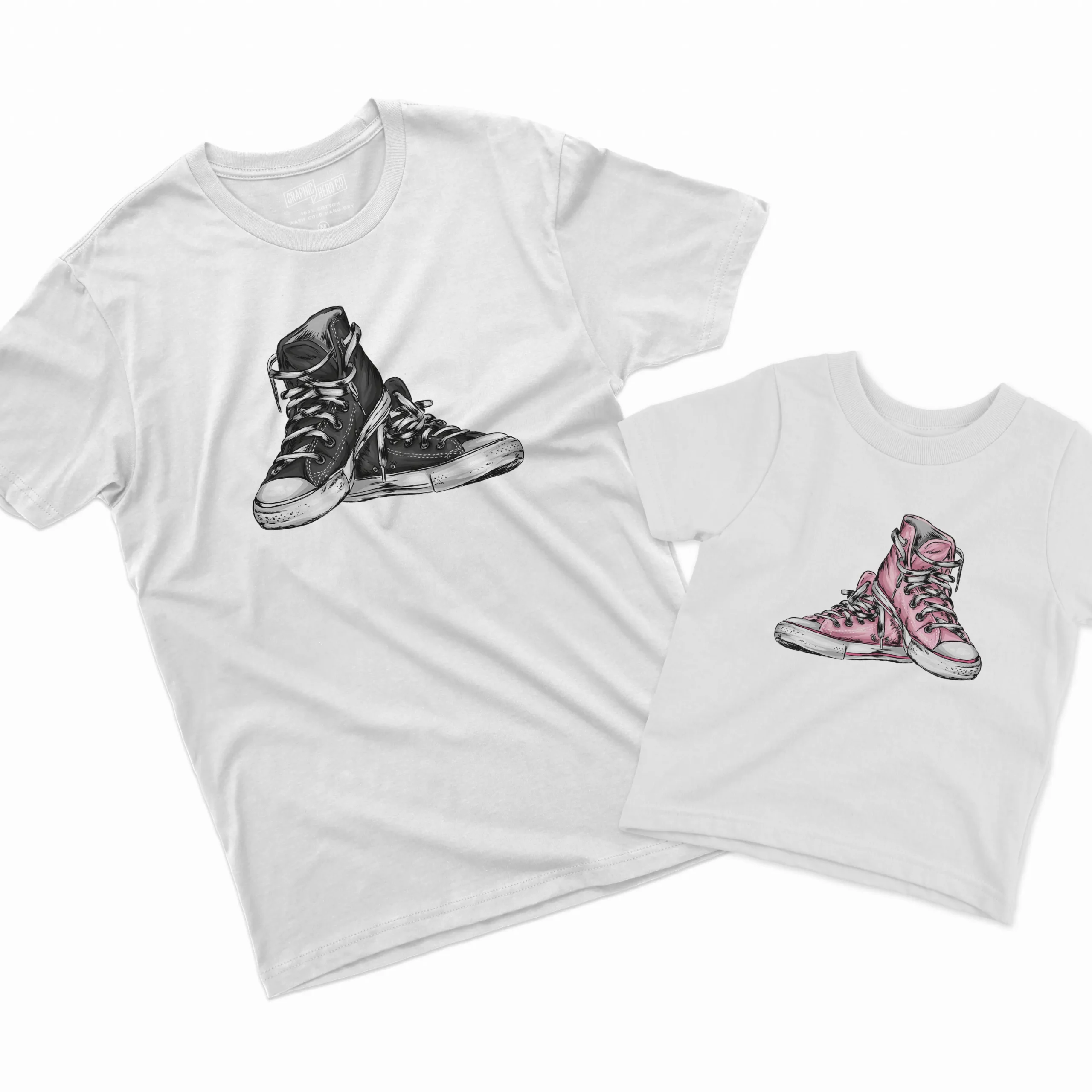 Camisetas Padre e Hija Zapatillas