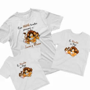 Camisetas Padre e Hijo Este Papá Increíble Pertenece a los Príncipes de Papá