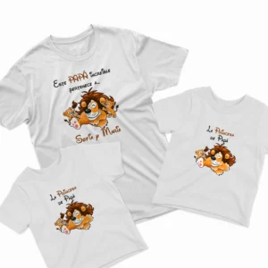 Camisetas Padre e Hija Este Papá Increíble Pertenece a los Princesas de Papá