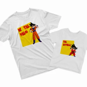 Camisetas Padre e Hijo De tal Palo Tal Astilla Goku