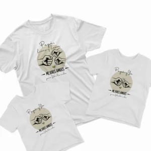 Camisetas Padre e Hijo Papá y Nosotros mejores amigos para toda la vida