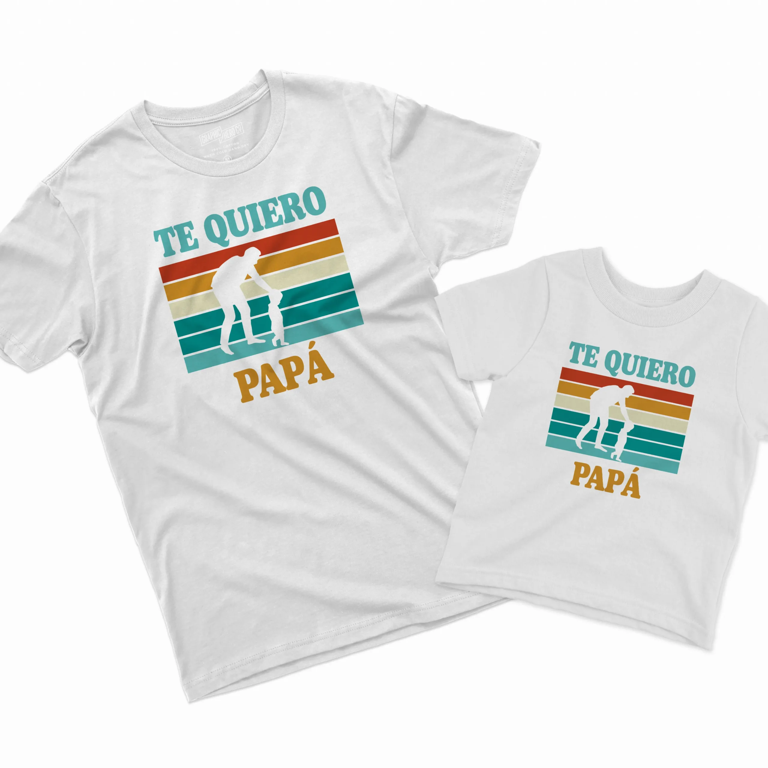 Camisetas Padre e Hijo Te Quiero Papá