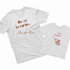 Camisetas Padre e Hijo On va la corda va la poaleta