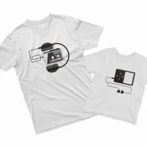 Camisetas Padre e Hijo Reproductor Música