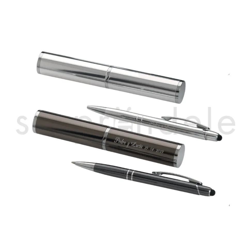 Set Bolígrafo Puntero Táctil Aluminio