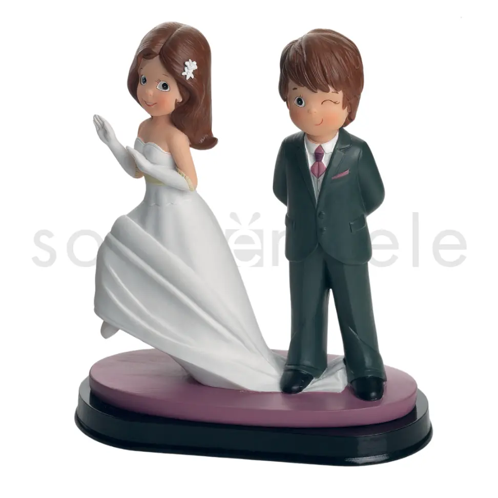 Pareja de Novios Guiño