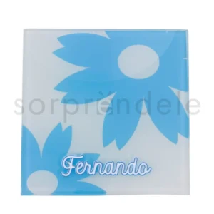 Posavasos Cristal Azul