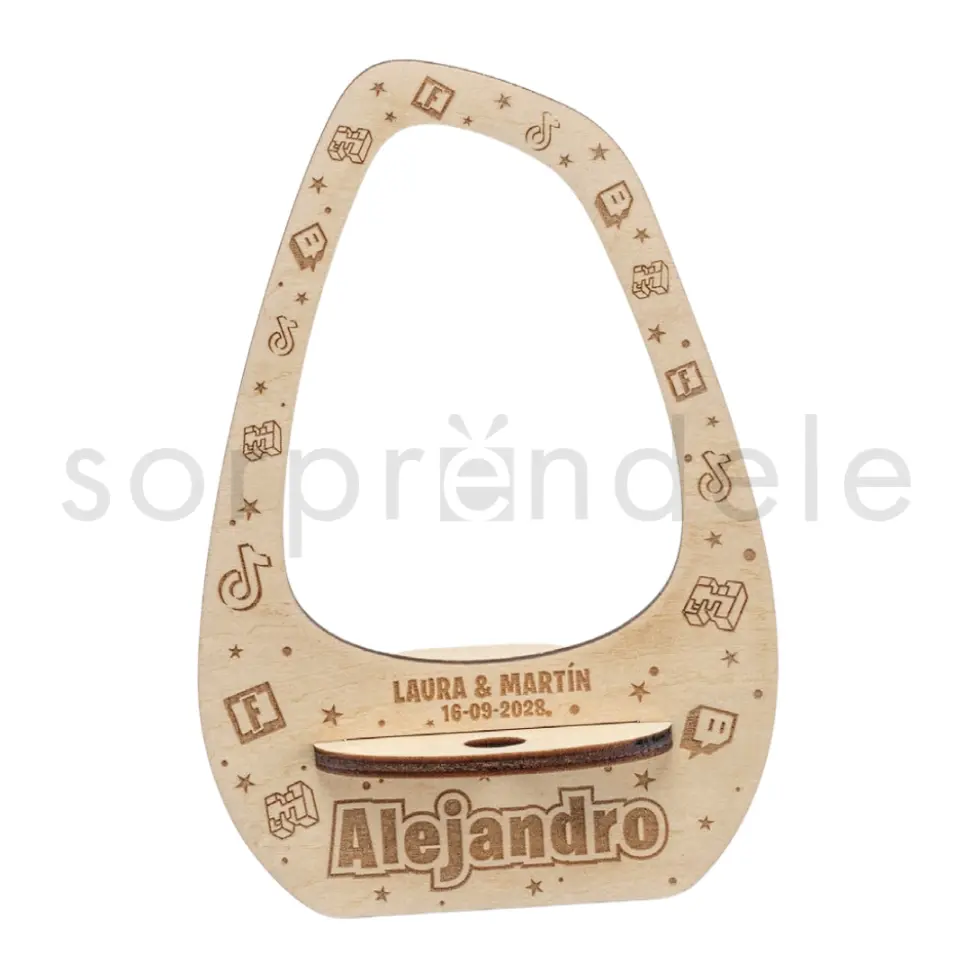 Soporte Madera Novios