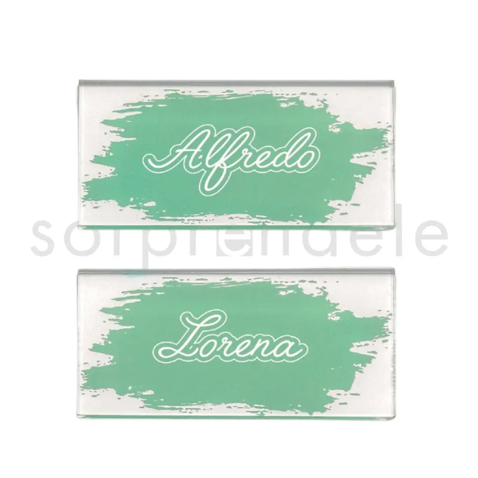 Marcasitios Metacrilato Transparente Verde
