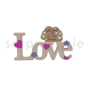 Deco Love Madera Novios Personalizado