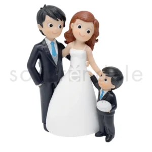 Figura de Novios con Niño