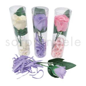 Flor de Jabón con Tiras de Jabón