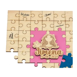 Puzle de Deseos Madera Cáliz Rosa