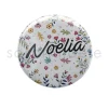 Espejo Florecitas Personalizado Nombre