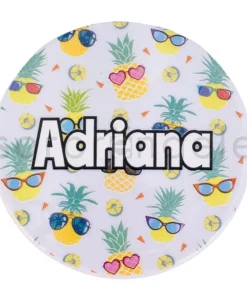 Espejo Doble Flores Personalizado