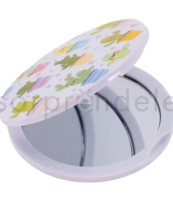 Alternative view of Espejo Doble Flores Personalizado Novios y Fecha