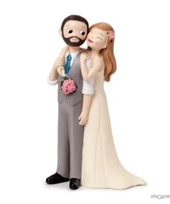 Figura Pop y Fun novios para pastel de bodas