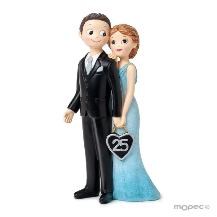 Figura Pop&Fun novios aniversario Bodas de Plata