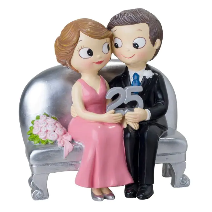 Figura Pop&Fun novios sentados 25 aniversario