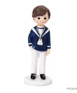 Figura de tarta comunión niño marinero