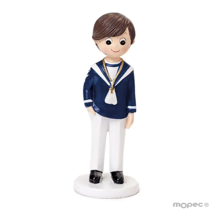 Figura de tarta comunión niño marinero