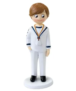 Figura para tarta de Comunión marinero mano en el bolsillo